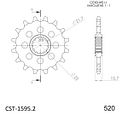 Vorschaubild Supersprox Ritzel 520 16Z