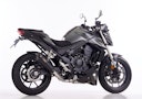 Vorschaubild SHARK SLIP-ON Edelstahl beschichtet/Carbon schwarz-matt DSX-7 für HONDA CB750 Hornet EURO5 EURO5+ 