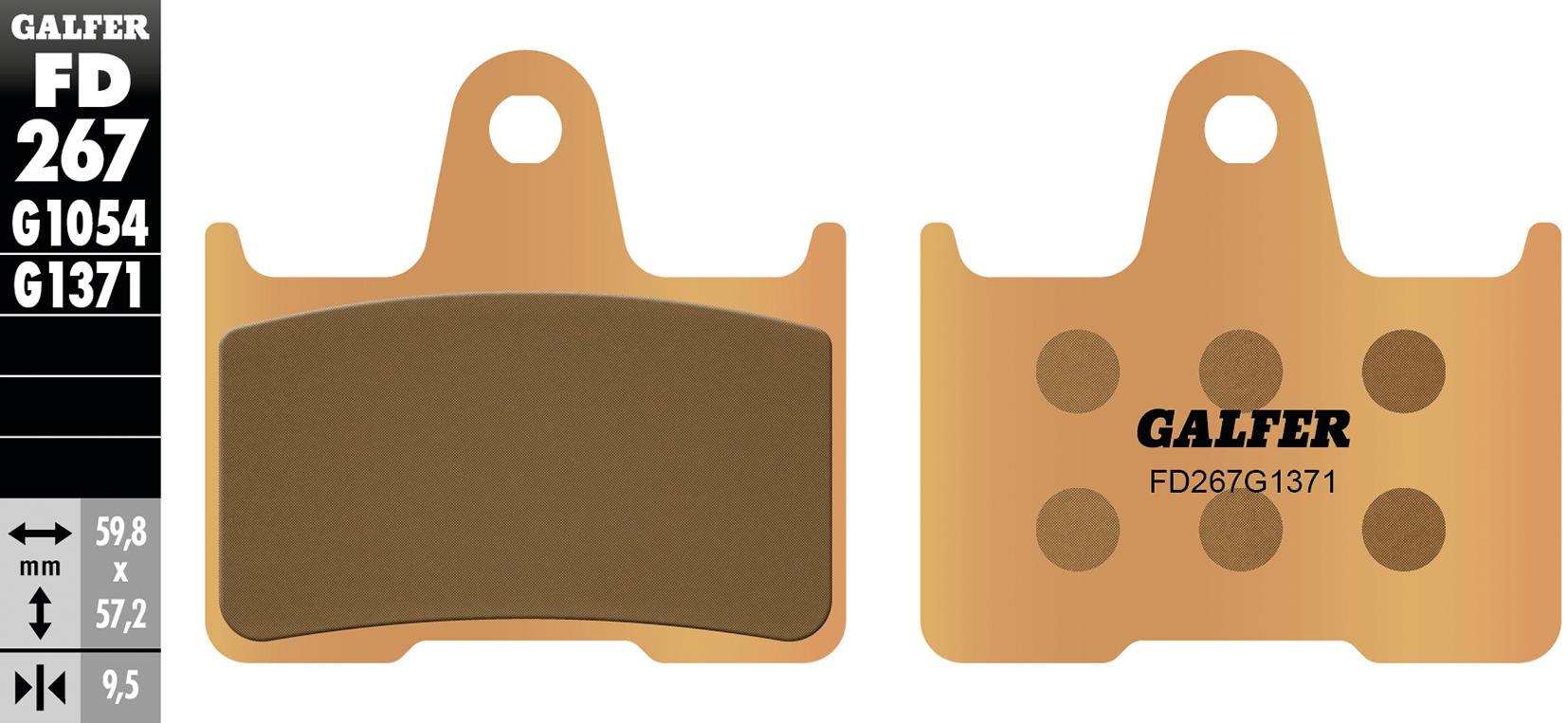 Galfer Bremsbelag FD267