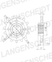 Vorschaubild Supersprox Ritzel 525 14Z