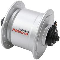 Shimano Nabendynamo Nexus DH-C30003 36 Loch silber