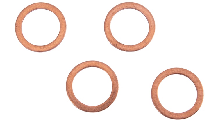 Dresselhaus Dichtring 16 x 22 x 1, 5 mm, Abgabe nur in Packung zu 4 Stück, Preis per Packung