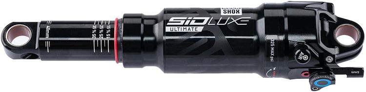 RockShox Federbein SIDLuxe Ultimate 3P 190 mm schwarz x 40, SoloAir, Body Standard