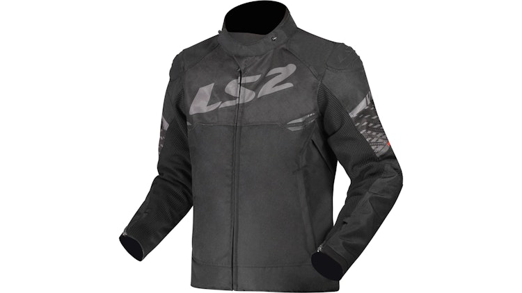 LS2 Apex Jacke Schwarz / Grau Herren Gr.m