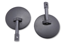 HIGHSIDER smart Lenkerendenspiegel SuperBike Schwarz (Paar)