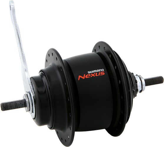 Shimano Getriebenabe Nexus SG-C60018 36 Loch schwarz mit Rücktrittbremse, Einbaubreite 132 mm, Achslänge