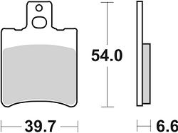 SBS Scooterbelag 114CT Carbon Tech