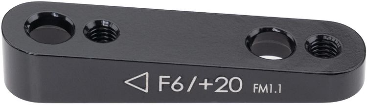 Tektro Adapter Flat Mount für 160 mm hinten schwarz