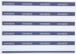 CONTEC Regaletiketten DIN A4 blau,weiß