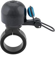 CONTEC Klingel Diamond Bing schwarz/blau passend für Lenker- 22,2 mm, mit Standardklemmung