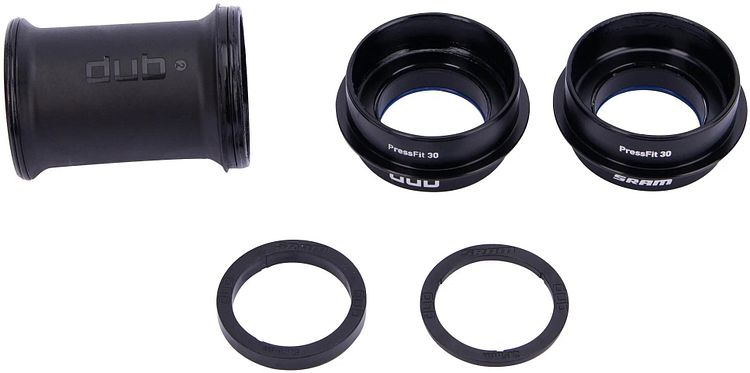 SRAM Innenlager DUB BB30 Pressfit schwarz für Road Tretlagergehäuse, 68 mm Gehäuse