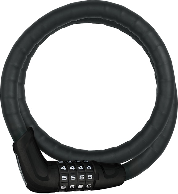 ABUS gepantserd kabelslot Steel-O-Flex Microflex 6615K - kabelslot van staalkabel met pantsering van stalen hulzen - ABUS veiligheidsniveau 5 - 85 cm