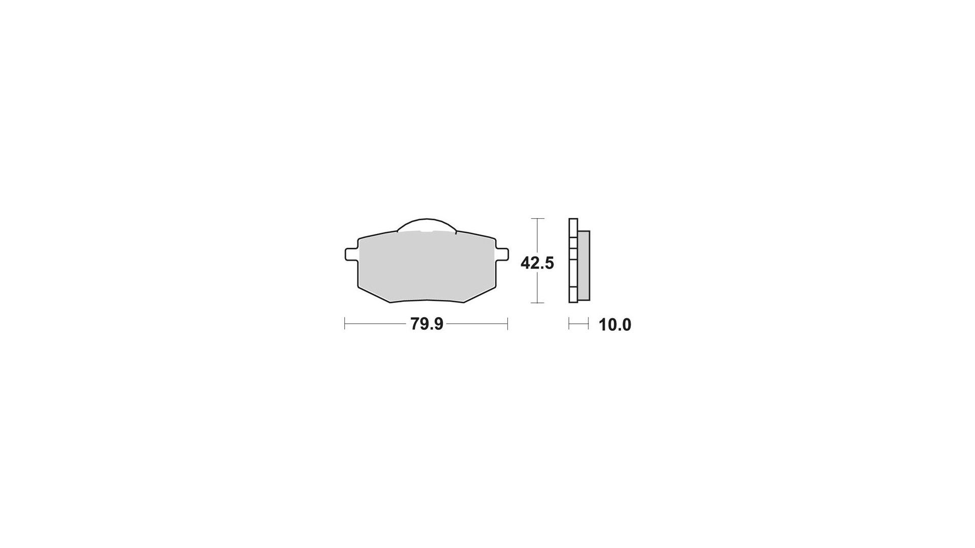 TRW Bremsbelag MCB 587 mit Zulassung