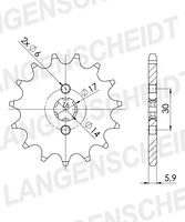 Supersprox Ritzel 420 14Z
