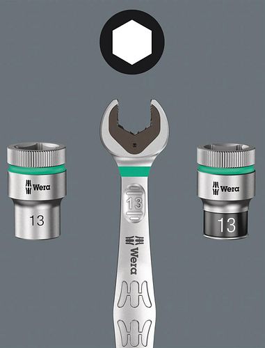 Wera Werkzeugsatz Tool-Check Combi 1 schwarz/grün