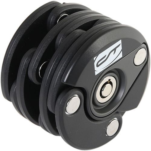 CONTEC Faltschloss KegLock 60 cm schwarz