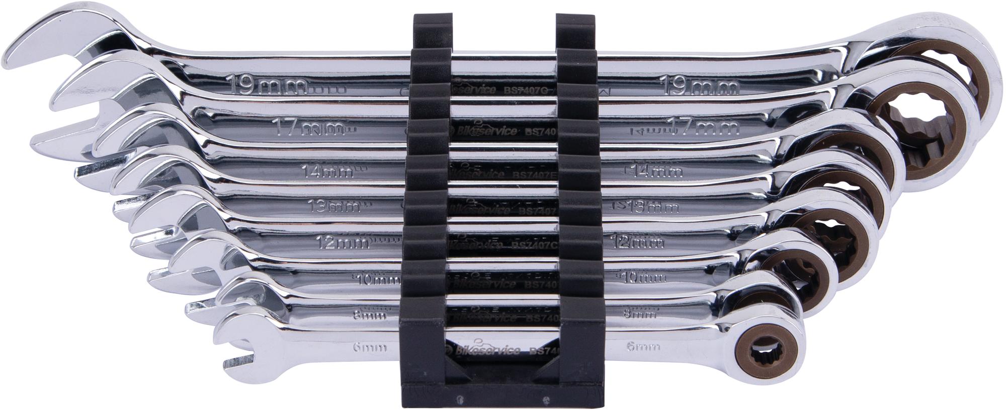 Bikeservice Ratschenschlüsselsatz  BS 7407