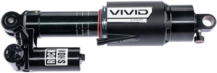 RockShox Federbein Vivid Ultimate DH RC2 225 mm x 75 mm schwarz