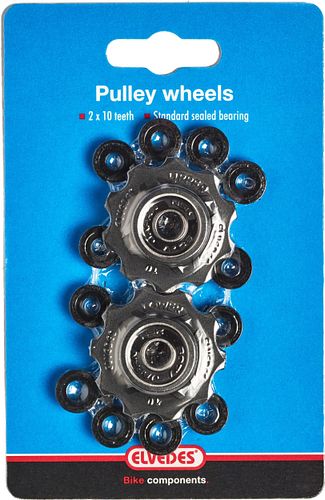 Elvedes Schaltrollen-Kit schwarz 8-fach, SRAM 9.0 (SL), 7.0, 5.0, 2x10 Zä