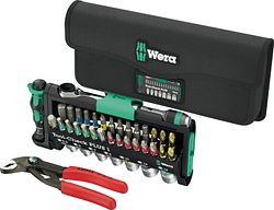 Wera Werkzeugsatz Tool-Check Combi 1 schwarz/grün