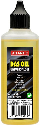 Atlantic Universalöl Das Oel 100 ml schwarz