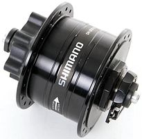 Shimano Nabendynamo DH-3D32 36 Loch schwarz Hohlachse