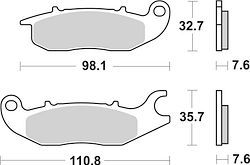 SBS Scooterbelag 180CT Carbon Tech