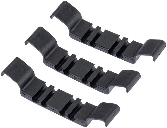 Conway Kabelhalter-Set Kunststoff schwarz
