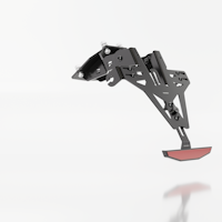 HIGHSIDER pro Kennzeichenhalter Akron-RS Honda Ohne Beleuchtung