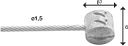 Vorschaubild Elvedes Bremsinnenzug 19 strands slick 2000 mm MTB silber
