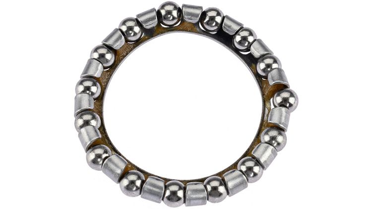 CONTEC Kugelring für Steuersatz 3/16 Zoll 15 Stk. silber