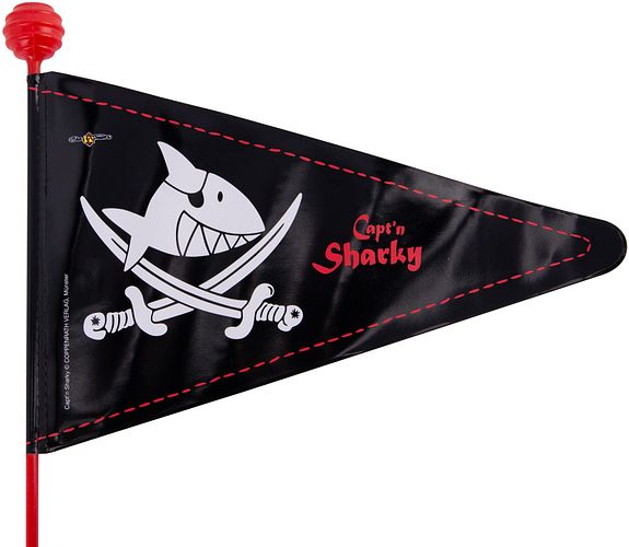 Bike Fashion Sicherheitswimpel Capt'n Sharky