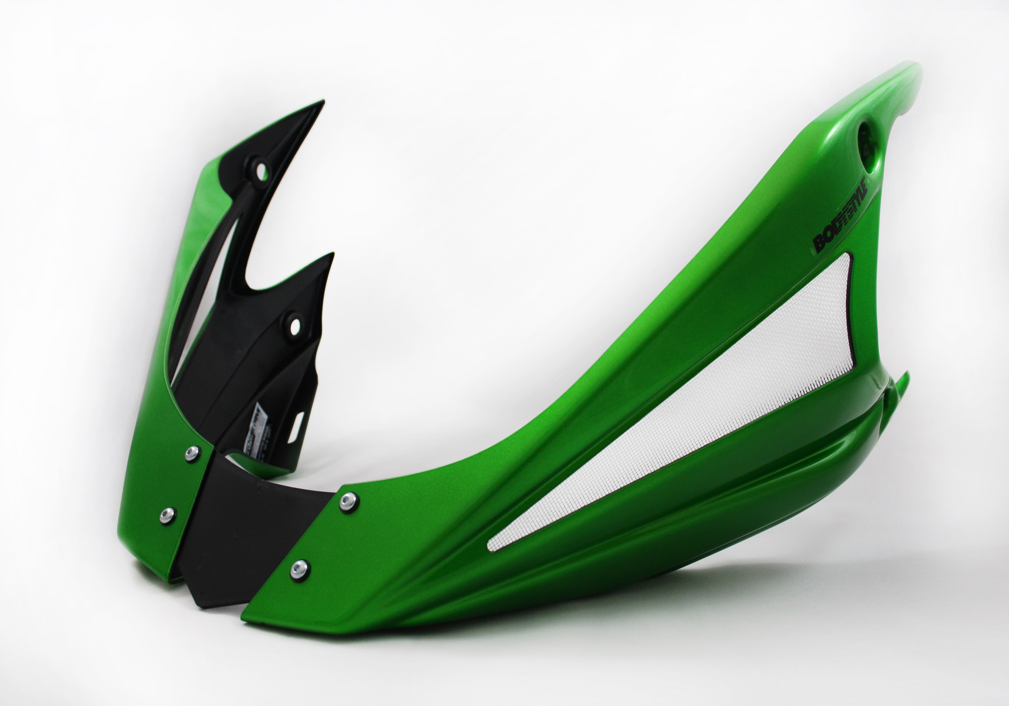 BODYSTYLE Sportsline Bugspoiler ABS Kunststoff grün für KAWASAKI Z1000 