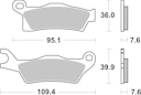 Vorschaubild SBS Bremsbelag 910RSI Offroad Racing Sinter