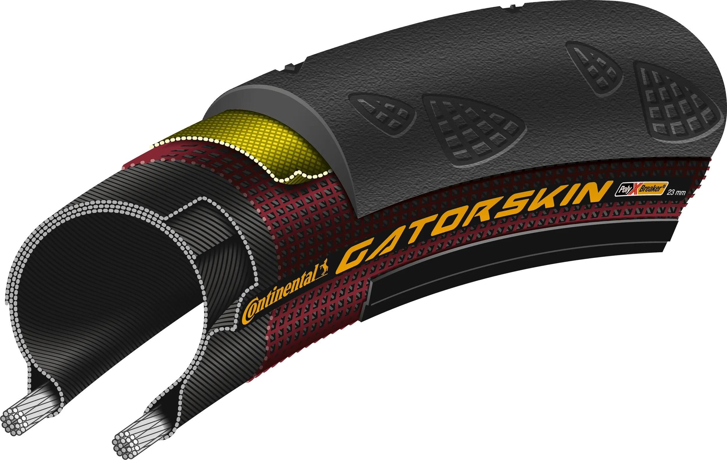 Continental Gatorskin Reifen 28 × 25C schwarz
