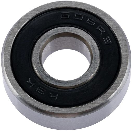 Elvedes Kugellager 609 2RS 9 x 24 x 7 mm silber