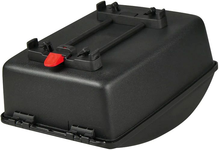 Rixen & Kaul Gepäckträgerbox 12 l schwarz KlickFix inkl. Kupplung für Racktime Träger