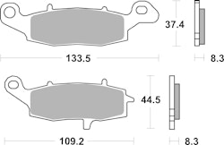 SBS Bremsbelag 705RST Road Racing Sinter