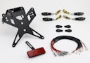 Vorschaubild PROTECH X-SHAPE Kennzeichenhalter Komplett-Set mit 4x LED-Blinker RC-20