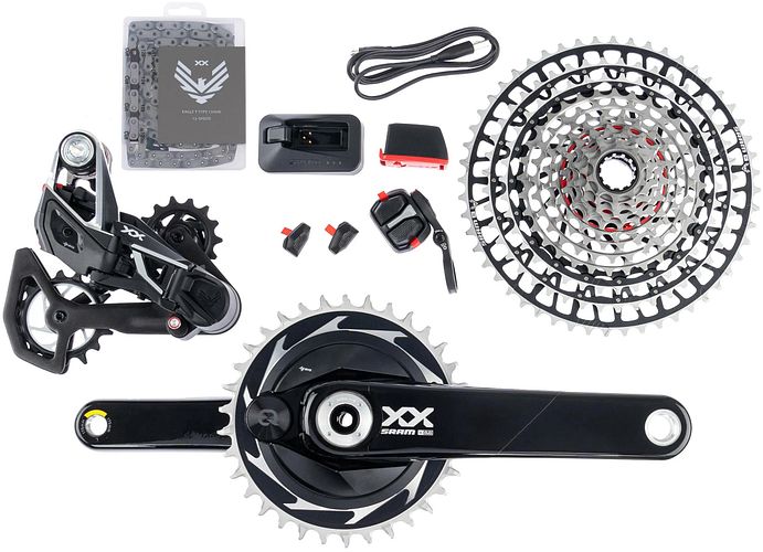 SRAM Schaltgruppen-Set XX SL Eagle AXS Transmission schwarz