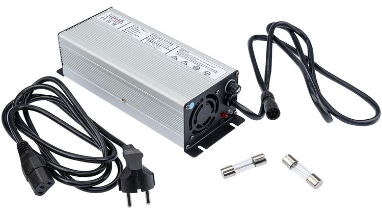 Conway Ladegerät E-Rider 54,6 V silber