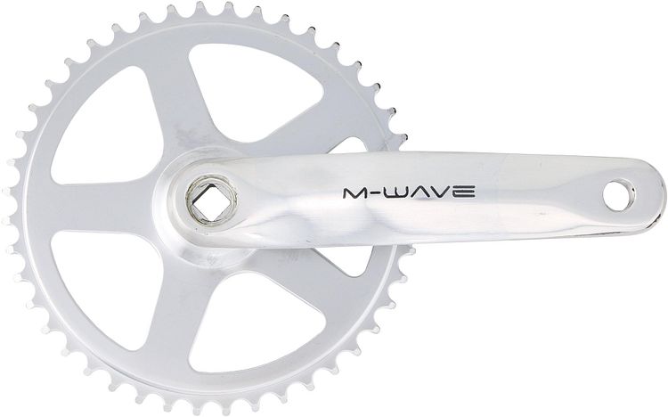 M-Wave Kettenradgarnitur MIGHTY silber
