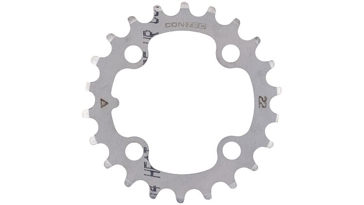 CONTEC Kettenblatt C.DRIVE 22 Zähne silber
