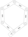 Vorschaubild ABUS Faltschloss 5900/90 black ST