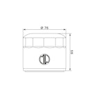 Vorschaubild MIW Ölfilter MG20002 Filterpatrone 76 mm (OEM-Qualität)