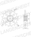 Vorschaubild Supersprox Ritzel 525 15Z