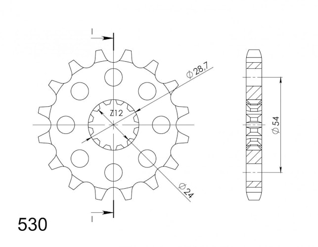 Supersprox Ritzel 530 15Z