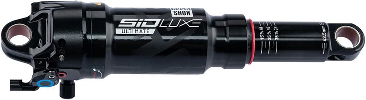 RockShox Federbein SIDLuxe Ultimate 3P 190 mm schwarz 42,5" SoloAir, inkl. Hardware (8 x 20), für Sa