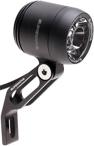 Supernova Scheinwerfer V521s schwarz HBM- Halter seitlich für 31,8 mm Klemmun