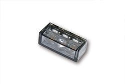 HIGHSIDER smart Cube-H LED Blinker-Modul Linse Rauchgrau (Paar), Vorn & Hinten